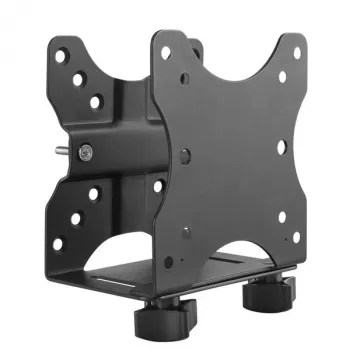 StarTech.com ACCSMNT uchwyt do thin clienta – wspornik montażowy VESA, do Intel NUC / Mac Mini, mały komputer stacjonarny, 5 kg, czarny, plastik/stal