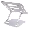 StarTech.com Stojak na laptopa na biurko, Ergonomiczny stojak na laptopa z regulacją wysokości, Aluminiowy, Przenośny, Wytrzymuje do 22 funtów (10 kg), Składany uchwyt na laptopa na biurko - Podstawka/podnośnik pod notebooka pod kątem