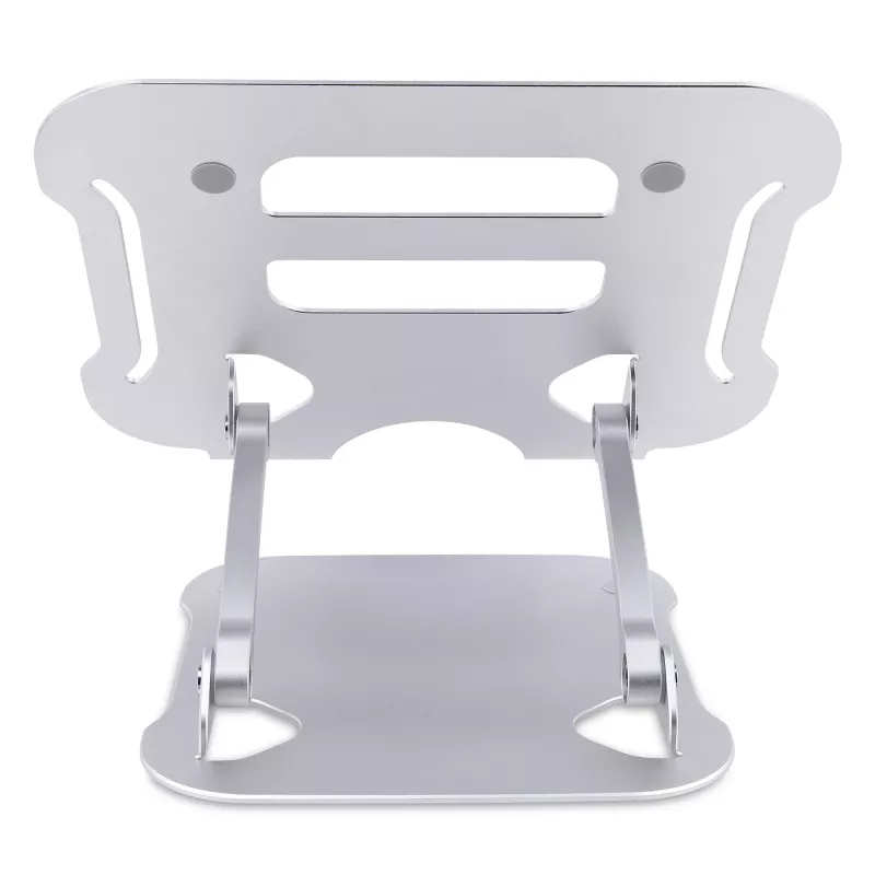 StarTech.com Stojak na laptopa na biurko, Ergonomiczny stojak na laptopa z regulacją wysokości, Aluminiowy, Przenośny, Wytrzymuje do 22 funtów (10 kg), Składany uchwyt na laptopa na biurko - Podstawka/podnośnik pod notebooka pod kątem
