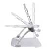 StarTech.com Stojak na laptopa na biurko, Ergonomiczny stojak na laptopa z regulacją wysokości, Aluminiowy, Przenośny, Wytrzymuje do 22 funtów (10 kg), Składany uchwyt na laptopa na biurko - Podstawka/podnośnik pod notebooka pod kątem