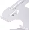 StarTech.com Stojak na laptopa na biurko, Ergonomiczny stojak na laptopa z regulacją wysokości, Aluminiowy, Przenośny, Wytrzymuje do 22 funtów (10 kg), Składany uchwyt na laptopa na biurko - Podstawka/podnośnik pod notebooka pod kątem