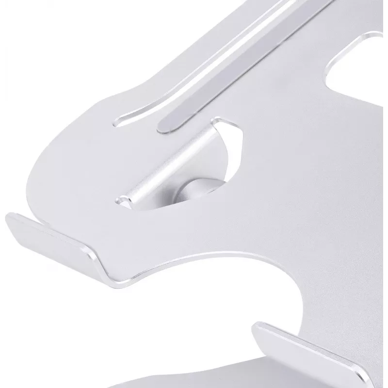 StarTech.com Stojak na laptopa na biurko, Ergonomiczny stojak na laptopa z regulacją wysokości, Aluminiowy, Przenośny, Wytrzymuje do 22 funtów (10 kg), Składany uchwyt na laptopa na biurko - Podstawka/podnośnik pod notebooka pod kątem