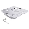 StarTech.com Stojak na laptopa na biurko, Ergonomiczny stojak na laptopa z regulacją wysokości, Aluminiowy, Przenośny, Wytrzymuje do 22 funtów (10 kg), Składany uchwyt na laptopa na biurko - Podstawka/podnośnik pod notebooka pod kątem