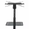 StarTech.com Mobilny stojak/wózek na projektor i laptopa — wytrzymały przenośny stojak na projektor (2 półki, każda udźwig 22 funty/10 kg) — wózek prezentacyjny na kółkach z regulacją wysokości i blokadą