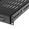 StarTech.com 1U Regulowana wentylowana półka do montażu w szafie serwerowej - 175lbs - regulowana głębokość montażu od 19,5 do 38 cali - Uniwersalna taca do szaf 19-calowych na sprzęt AV/sieciowy - głębokość 27,5 cala