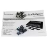 StarTech.com 1U Regulowana wentylowana półka do montażu w szafie serwerowej - 175lbs - regulowana głębokość montażu od 19,5 do 38 cali - Uniwersalna taca do szaf 19-calowych na sprzęt AV/sieciowy - głębokość 27,5 cala