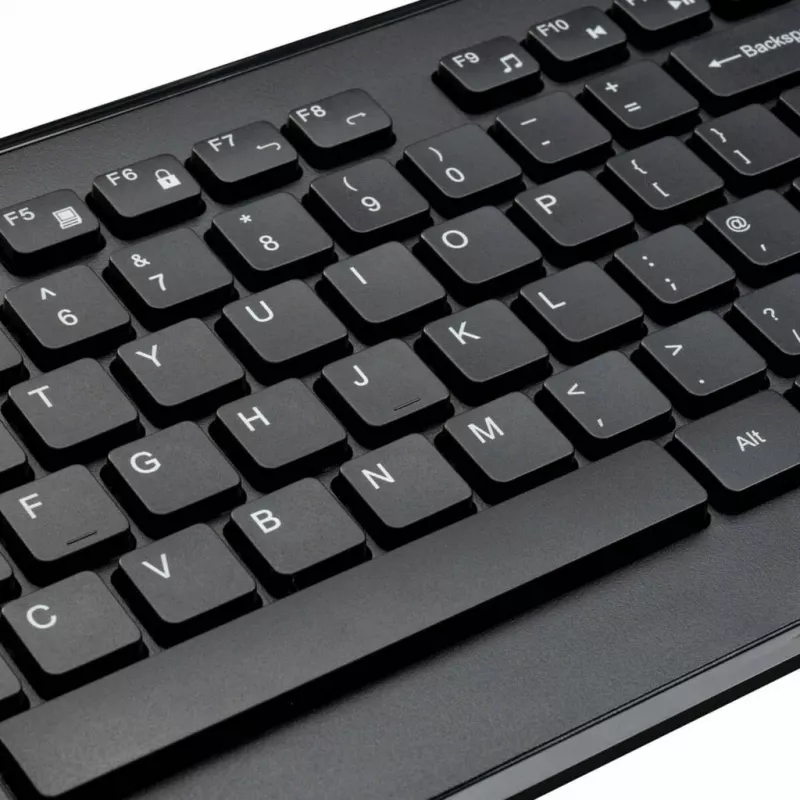 Targus AKM610NO klawiatura W zestawie mysz Uniwersalne RF Bezprzewodowa QWERTY Nordycka Czarny
