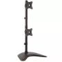 StarTech.com Podwójny stojak na monitory – pionowy, wolnostojący, 10 kg, 33 cm (13 cali), 68,6 cm (27 cali), 100 x 100 mm, Czarny