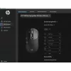 HP 700 Ładowalna Mysz Bezprzewodowa, Symetryczna, RF Bezprzewodowa + Bluetooth, 6000 DPI, Czarna