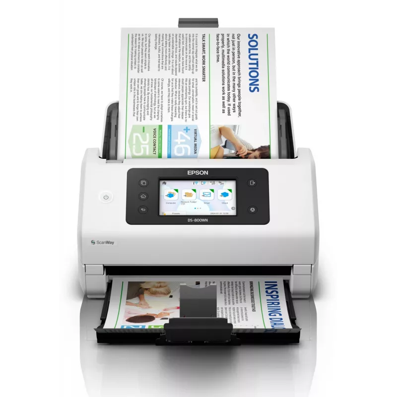 Epson WorkForce DS-800WN Skaner z podajnikiem arkuszy 600 x 600 DPI A4 Biały
