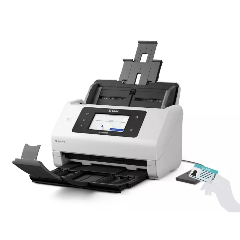 Epson WorkForce DS-800WN Skaner z podajnikiem arkuszy 600 x 600 DPI A4 Biały