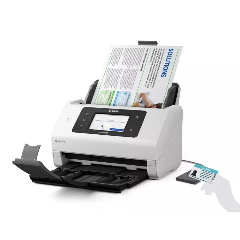 Epson WorkForce DS-800WN Skaner z podajnikiem arkuszy 600 x 600 DPI A4 Biały