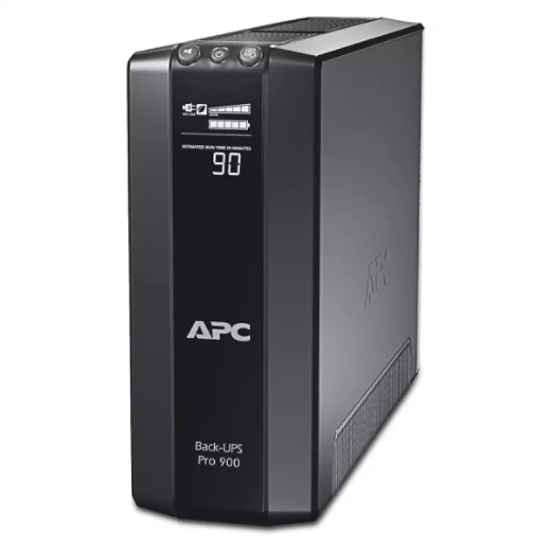 APC Power-Saving Back-UPS Pro, 0,9 kVA, 540 W, 355 J, 45 dB, Typ E, Szczelny kwasowo-ołowiowy (VRLA)