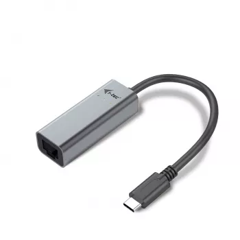 i-tec Metal USB-C Gigabit Ethernet Adapter, Wired, USB Type-C, Ethernet, 1000 Mbit/s, szary
