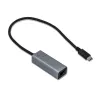 i-tec Metal USB-C Gigabit Ethernet Adapter, Wired, USB Type-C, Ethernet, 1000 Mbit/s, szary