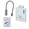 i-tec Metal USB-C Gigabit Ethernet Adapter, Wired, USB Type-C, Ethernet, 1000 Mbit/s, szary