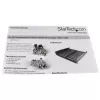 StarTech.com Półka do szafy serwerowej 2U - Uniwersalna wentylowana półka wspornikowa do montażu w szafie rack 19 inch - stal o dużej wytrzymałości - udźwig 22,6 kg - głębokość 16 inch, czarna