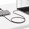 StarTech.com Kabel USB4 0,9 m (1 m), certyfikowany przez USB-IF kabel USB-C, 40 Gb/s, kabel do przesyłania danych USB typu C, zasilanie Power Delivery 100 W, 8K 60 Hz, kompatybilny z Thunderbolt 4/3/USB 3.2