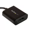 StarTech.com Adapter USB C na DisplayPort - 4K 60 Hz/8K 30 Hz - USB Type-C do DP 1.4 HBR2 Adapter Dongle - Kompaktowy konwerter wideo monitora USB-C (DP Alt Mode) - Kompatybilny z Thunderbolt 3