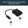 StarTech.com Adapter USB C na DisplayPort - 4K 60 Hz/8K 30 Hz - USB Type-C do DP 1.4 HBR2 Adapter Dongle - Kompaktowy konwerter wideo monitora USB-C (DP Alt Mode) - Kompatybilny z Thunderbolt 3