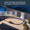 StarTech.com Adapter USB C na DisplayPort - 4K 60 Hz/8K 30 Hz - USB Type-C do DP 1.4 HBR2 Adapter Dongle - Kompaktowy konwerter wideo monitora USB-C (DP Alt Mode) - Kompatybilny z Thunderbolt 3