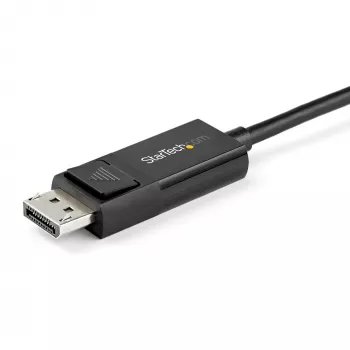 StarTech.com 3,3 ft (1 m) kabel USB C do DisplayPort 1.4 8K 60 Hz/4K — dwukierunkowy kabel wideo DP do USB-C lub USB-C do DP odwracalny adapter — HBR3/HDR/DSC — kabel monitorowy USB Type-C/Thunderbolt