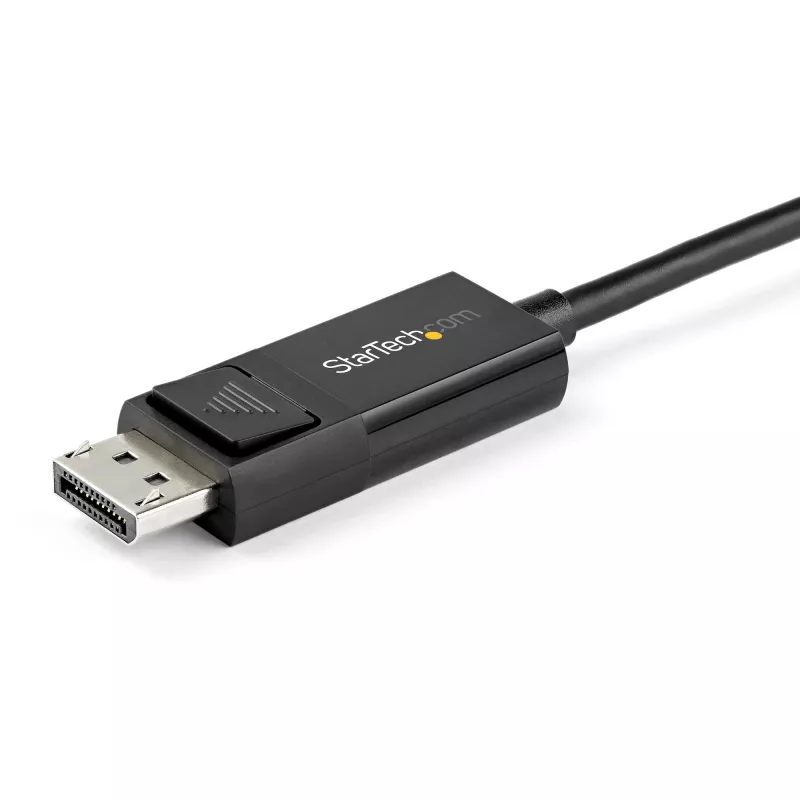 StarTech.com 3,3 ft (1 m) kabel USB C do DisplayPort 1.4 8K 60 Hz/4K — dwukierunkowy kabel wideo DP do USB-C lub USB-C do DP odwracalny adapter — HBR3/HDR/DSC — kabel monitorowy USB Type-C/Thunderbolt