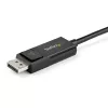 StarTech.com 6ft (2m) USB C do DisplayPort 1.4 Kabel 8K 60Hz/4K - Dwukierunkowy DP do USB-C lub USB-C do DP Odwracalny adapter kablowya wideo -HBR3/HDR/DSC - USB Type C/TB3 Kabel do monitora (CDP2DP142MBD)