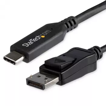 StarTech.com 6ft/1.8m USB C to DisplayPort 1.4 kabel - 4K/5K/8K USB Type-C to DP 1.4 Alt Mode Video Adapter Converter - HBR3/HDR/DSC - 8K 60Hz DP Monitor kabel for USB-C/Thunderbolt 3