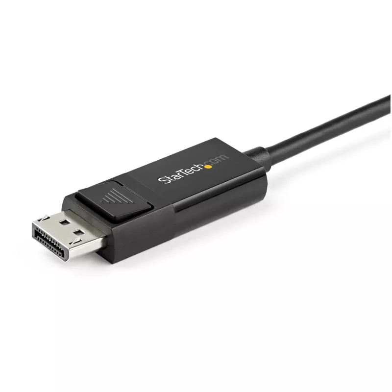 StarTech.com Kabel USB-C na DisplayPort 1.2 1 m 4K 60 Hz — dwukierunkowy adapter DisplayPort na USB-C lub USB-C na DP — HBR2/HDR — kabel monitora USB typu C/Thunderbolt