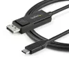 StarTech.com Kabel USB-C na DisplayPort 1.2 1 m 4K 60 Hz — dwukierunkowy adapter DisplayPort na USB-C lub USB-C na DP — HBR2/HDR — kabel monitora USB typu C/Thunderbolt