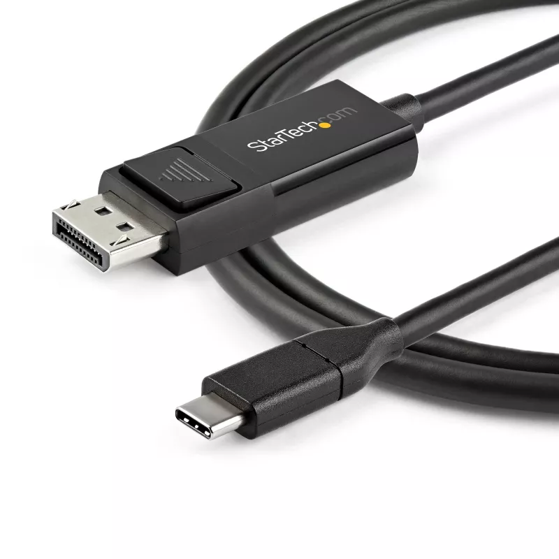 Kabel USB-C do DisplayPort 1.2 StarTech.com 2 m 4K 60 Hz – dwukierunkowy, odwracalny adapter wideo DP do USB-C lub USB-C do DP – HBR2/HDR – kabel do monitora USB-C/Thunderbolt