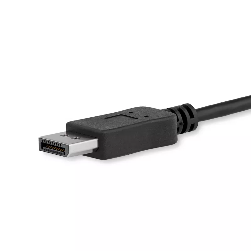 StarTech.com 3ft/1m USB C do DisplayPort 1.2 Kabel 4K 60Hz - USB-C do DisplayPort Adapter Kabel - HBR2 - USB Type-C DP Alt Mode do DP Monitor Wideo Kabel - Współpracuje z Thunderbolt 3 - Czarny