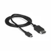 StarTech.com 3ft/1m USB C do DisplayPort 1.2 Kabel 4K 60Hz - USB-C do DisplayPort Adapter Kabel - HBR2 - USB Type-C DP Alt Mode do DP Monitor Wideo Kabel - Współpracuje z Thunderbolt 3 - Czarny