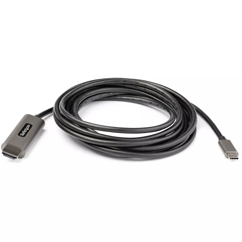 StarTech.com 10ft (3m) USB C do HDMI Kabel 4K 60Hz z HDR10 - Ultra HD USB Type-C do 4K HDMI 2.0b Przejściówka Wideo - USB-C do HDMI HDR Monitor/Display Konwerter - DP 1.4 Alt Mode HBR3