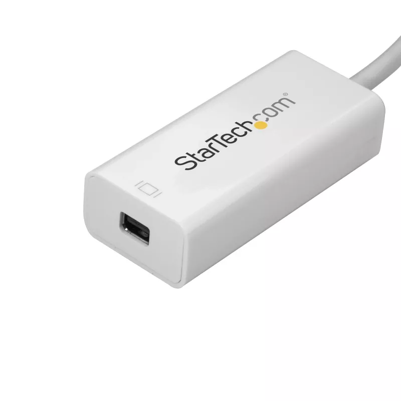 Adapter StarTech.com USB-C do Mini DisplayPort – 4K 60 Hz – biały – Adapter USB 3.1 Typu-C do Mini DP – Ulepszona wersja to CDP2MDPEC