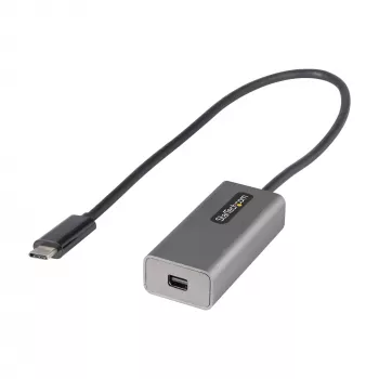 StarTech.com Adapter USB C na Mini DisplayPort - 4K 60Hz Klucz sprzętowy USB-C na mDP - Monitor USB Type-C na Mini DP - Konwerter wideo - Współpracuje z Thunderbolt 3 - Kabel o długości 30 cm na stałe - Ulepszona wersja CDP2MDP