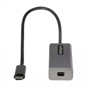 StarTech.com Adapter USB C na Mini DisplayPort - 4K 60Hz Klucz sprzętowy USB-C na mDP - Monitor USB Type-C na Mini DP - Konwerter wideo - Współpracuje z Thunderbolt 3 - Kabel o długości 30 cm na stałe - Ulepszona wersja CDP2MDP
