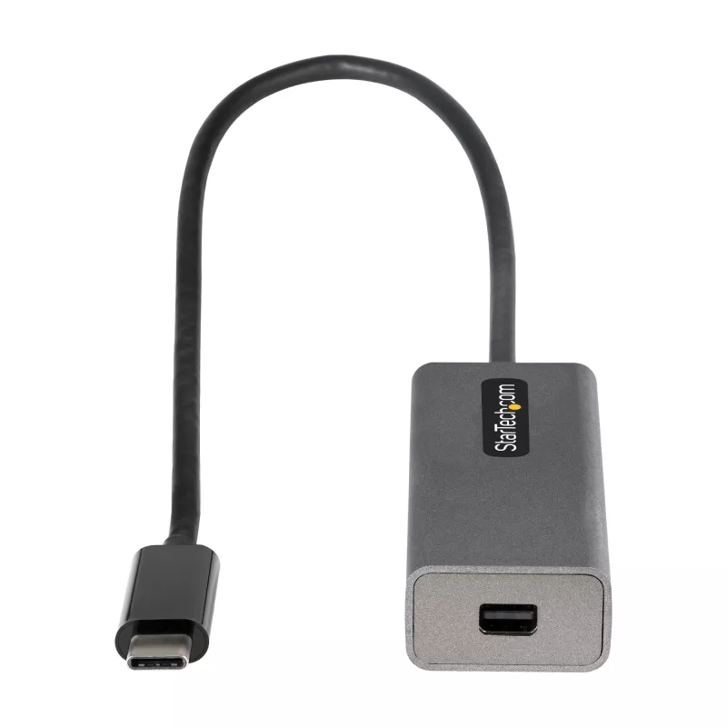 StarTech.com Adapter USB C na Mini DisplayPort - 4K 60Hz Klucz sprzętowy USB-C na mDP - Monitor USB Type-C na Mini DP - Konwerter wideo - Współpracuje z Thunderbolt 3 - Kabel o długości 30 cm na stałe - Ulepszona wersja CDP2MDP
