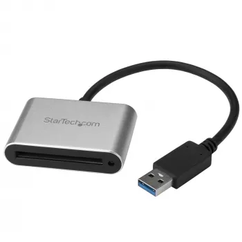 StarTech.com Czytnik/zapis kart USB 3.0 dla kart CFast 2.0, CFast, CFast 2.0, czarny, srebrny, 5000 Mbit/s, aluminium, Aktywność, Zasilanie, CE, FCC, RoHS, REACH