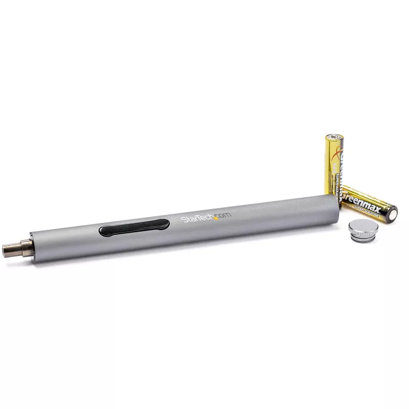 StarTech.com 55-Bit Electric Precision Screwdriver Set - Portable Cordless bateria Powered Bit Driver Kit for Electronic, Laptop, Computers, Tablet & Phone Repairs - Magnetic Work Pad