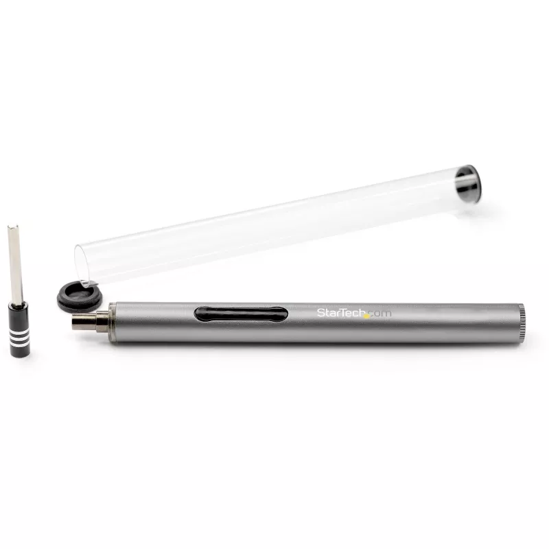 StarTech.com 55-Bit Electric Precision Screwdriver Set - Portable Cordless bateria Powered Bit Driver Kit for Electronic, Laptop, Computers, Tablet & Phone Repairs - Magnetic Work Pad