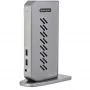 StarTech.com USB-C USB-A Dock - Hybrydowa uniwersalna stacja dokująca USB 3.0 do laptopów USB-C lub USB-A - Dwa monitory 4K 60Hz HDMI/DisplayPort - 6x USB-A, GbE - USB 3.1 Gen 1 - Windows/Mac