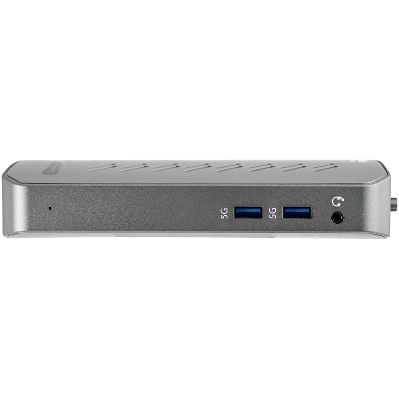 StarTech.com USB-C USB-A Dock - Hybrydowa uniwersalna stacja dokująca USB 3.0 do laptopów USB-C lub USB-A - Dwa monitory 4K 60Hz HDMI/DisplayPort - 6x USB-A, GbE - USB 3.1 Gen 1 - Windows/Mac
