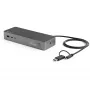 StarTech.com Uniwersalna stacja dokująca do laptopa, hybrydowa stacja dokująca USB-C i USB-A, podwójne 4K DP i HDMI, 100W PD, Mac / Windows / Chrome OS, 4-portowy hub USB 5Gbps, GbE
