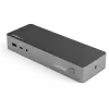 StarTech.com Uniwersalna stacja dokująca do laptopa, hybrydowa stacja dokująca USB-C i USB-A, podwójne 4K DP i HDMI, 100W PD, Mac / Windows / Chrome OS, 4-portowy hub USB 5Gbps, GbE