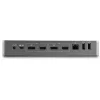 StarTech.com Uniwersalna stacja dokująca do laptopa, hybrydowa stacja dokująca USB-C i USB-A, podwójne 4K DP i HDMI, 100W PD, Mac / Windows / Chrome OS, 4-portowy hub USB 5Gbps, GbE