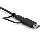 StarTech.com Uniwersalna stacja dokująca do laptopa, hybrydowa stacja dokująca USB-C i USB-A, podwójne 4K DP i HDMI, 100W PD, Mac / Windows / Chrome OS, 4-portowy hub USB 5Gbps, GbE