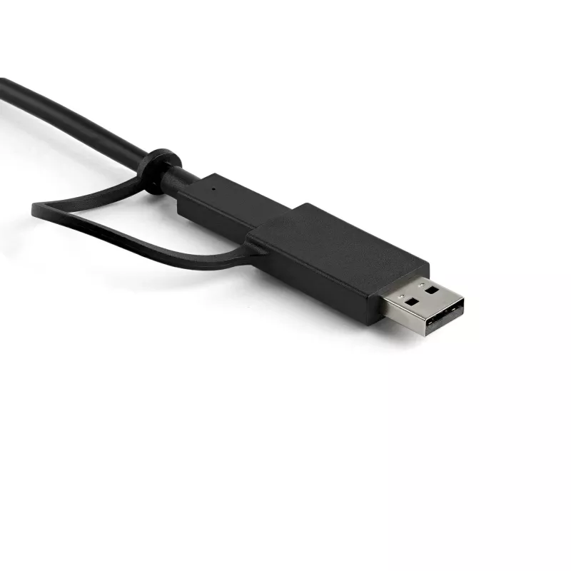 StarTech.com Uniwersalna stacja dokująca do laptopa, hybrydowa stacja dokująca USB-C i USB-A, podwójne 4K DP i HDMI, 100W PD, Mac / Windows / Chrome OS, 4-portowy hub USB 5Gbps, GbE