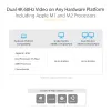 StarTech.com Uniwersalna stacja dokująca do laptopa, hybrydowa stacja dokująca USB-C i USB-A, podwójne 4K DP i HDMI, 100W PD, Mac / Windows / Chrome OS, 4-portowy hub USB 5Gbps, GbE
